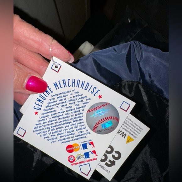 Atlanta Braves - nylon drawstring duffle bag- brand NWT- blue - 3 available - Picture 11 of 11